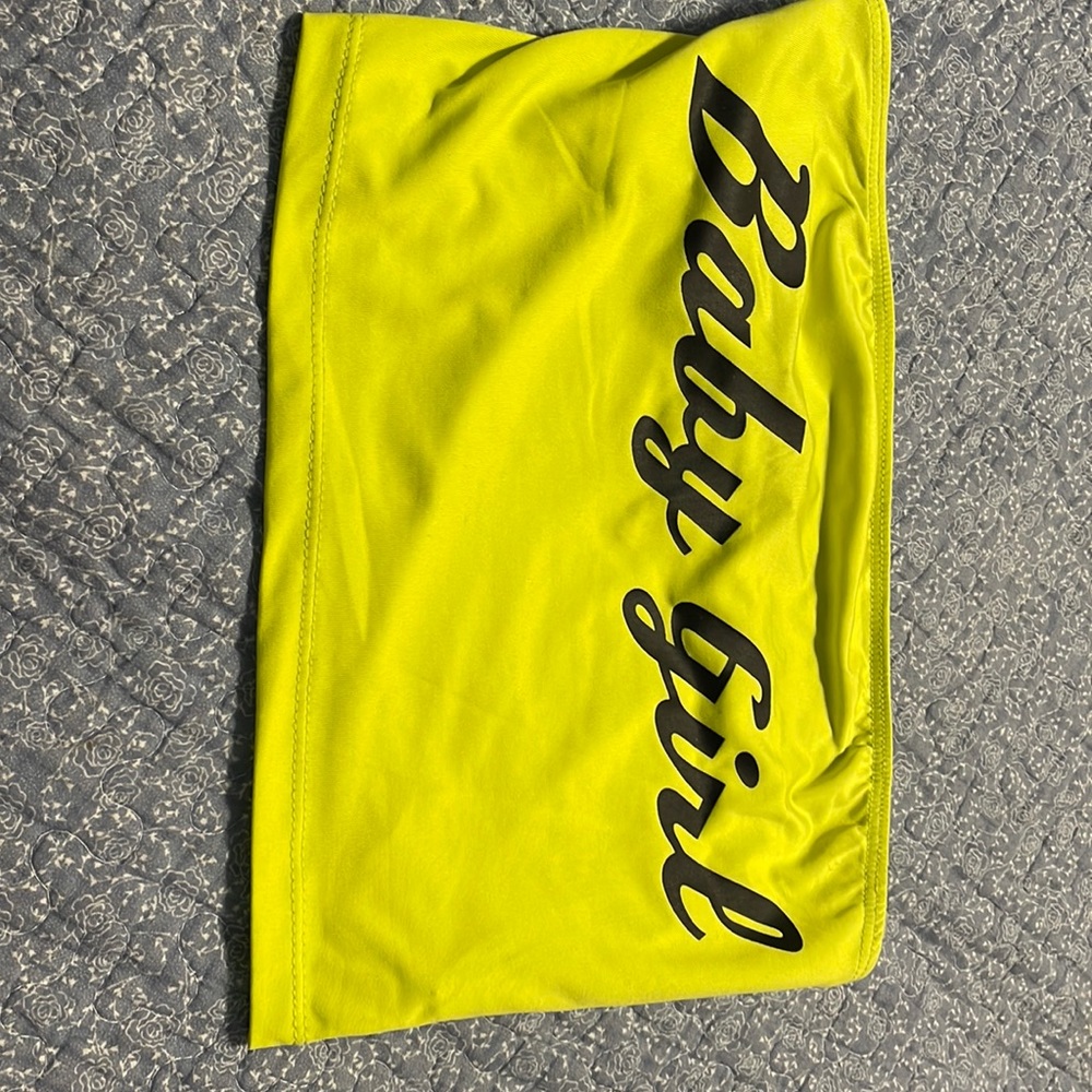 Green neon tube top